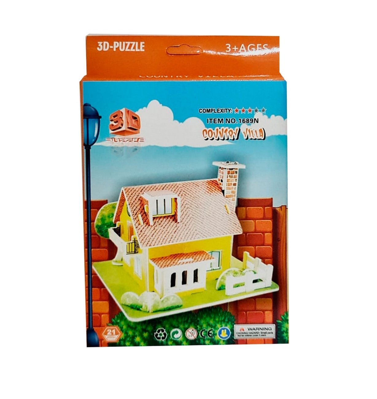 Rompecabezas Casa Villa Country Juego Didactico Armable